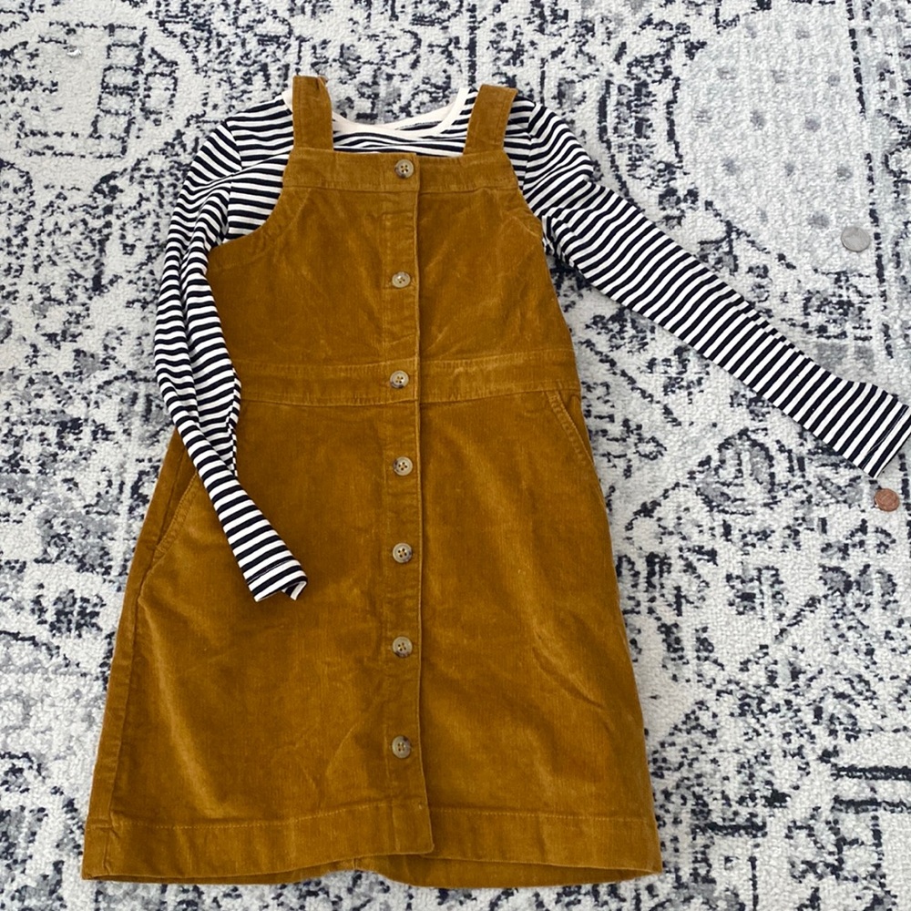 Jcrew girls jumper with shirt size 7